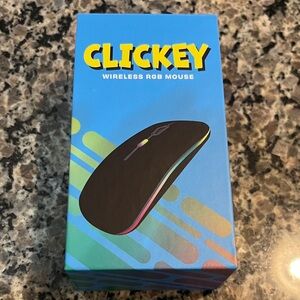 Clickey Wireless RGB Mouse